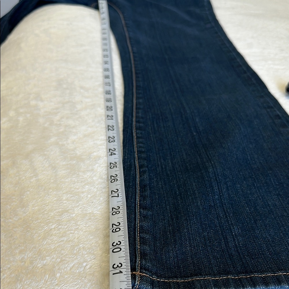 Michael Kors Women's Boot Cut Dark Blue Jeans Size 8 - Picture 9 of 10